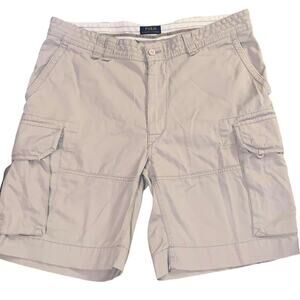 Ralph lauren cream cargo shorts preppy outdoors